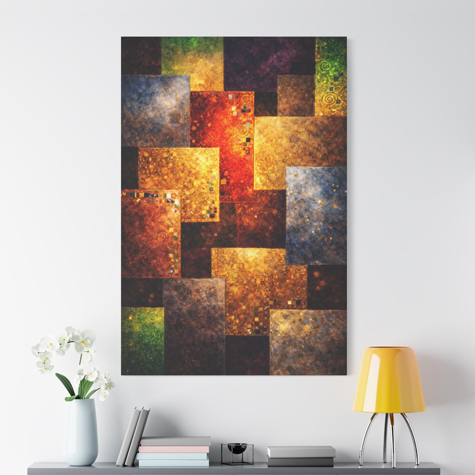 Abstract art piece. Klimt Radiant Wall Art