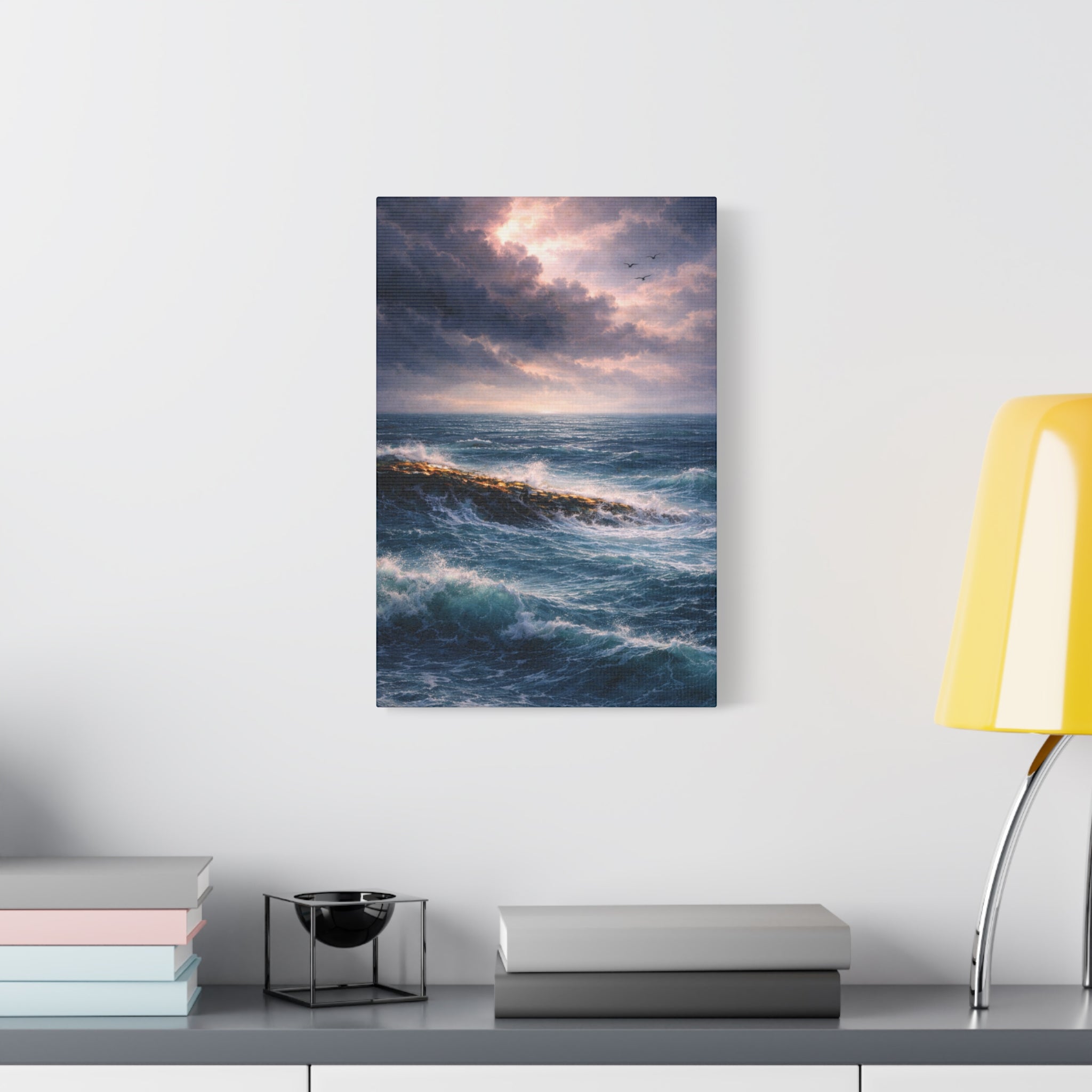 Storm Light Over the Atlantic | Matte Canvas