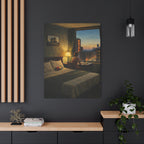 Matt Canvas | Twilight reflections in a hotel room. A Quiet Moment.