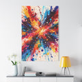 Radiant Explosion of Colour and movement. Abstract Wall Art