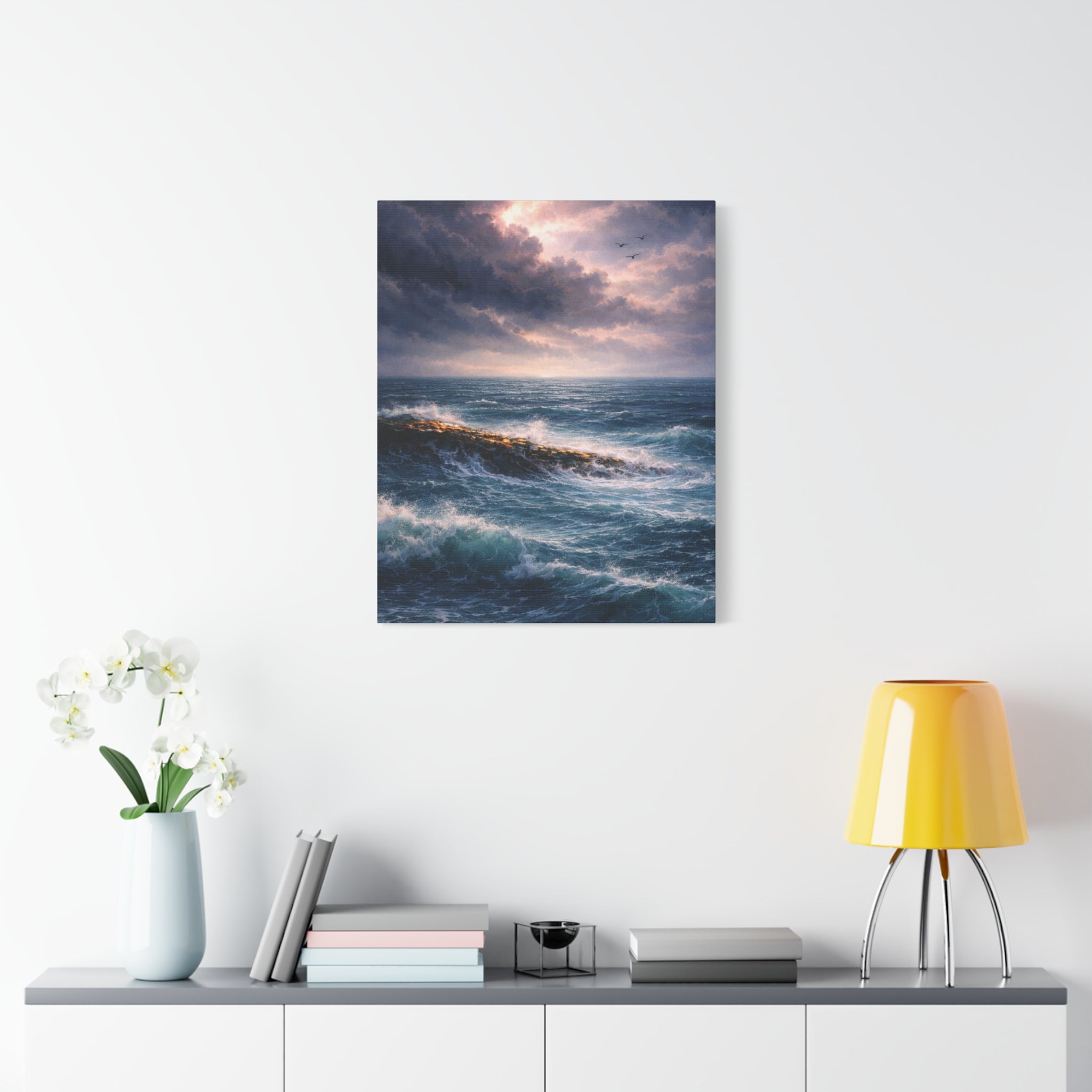 Storm Light Over the Atlantic | Matte Canvas